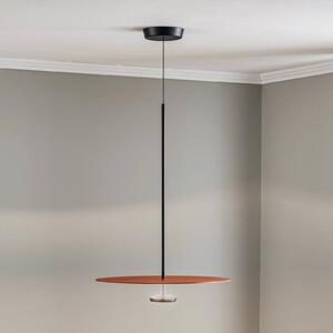 Vibia Flat LED sospensione 1 luce Ø55cm terracotta