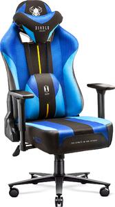 Diablo X-Player Gaming Chair Sedia da ufficio Tessuto 3D Braccioli Design Ergonomico Cuscino Collo/Lombare Frost Black Normale L