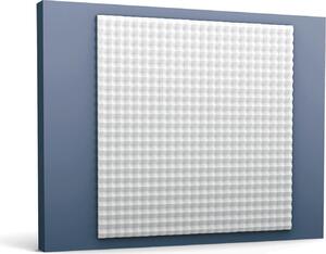 Pannello murale 3d Orac Decor W117 MODERN SLOPE Pannello murale Elemento decorativo stile moderno colore bianco 1 m2