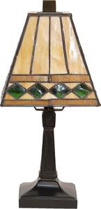 Lampada da tavolo Tiffany Clayre & Eef Ø 20x30 cm Vetro verde beige