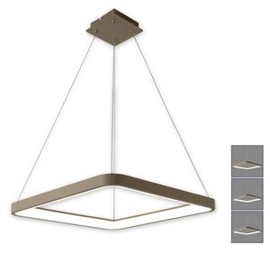 BRILAGI - Lampada LED a sospensione dimmerabile con cavo FALCON SLIM LED/50W/230V 50x50 cm beige + telecomando