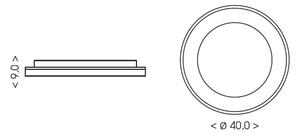 BRILAGI - plafoniera LED dimmerabile FALCON II LED/67W/230V bianco/beige + telecomando