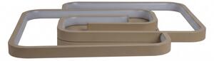 BRILAGI - plafoniera LED dimmerabile VELO LED/64W/230V 48x48 cm beige + telecomando