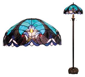 BRILAGI - Tiffany lampada da terra in vetro colorato CORAL 2xE27/60W/230V