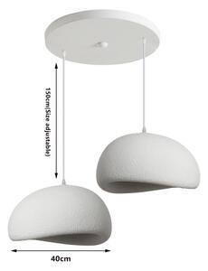 BRILAGI - Lampadario a cavo WABI SABI 2xE27/60W/230V bianco