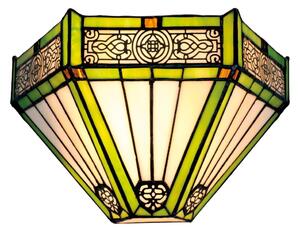 BRILAGI - Applique da parete in vetro Tiffany EMERALD 1xE14/40W/230V