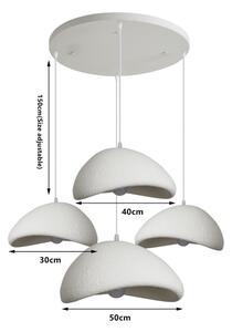 BRILAGI - Lampadario a sospensione con cavo WABI SABI 4xE27/60W/230V bianco