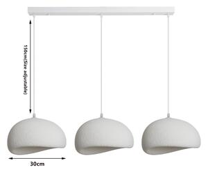 BRILAGI - Lampadario a cavo WABI SABI 3xE27/60W/230V bianco