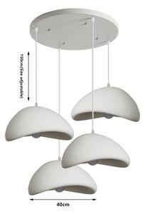 BRILAGI - Lampadario a sospensione con cavo WABI SABI 4xE27/60W/230V bianco