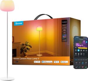 Govee - LED RGBICWW Dimmerabile lampada da terra LANTERN MATTER LED/24W/230V Wi-Fi 160 cm