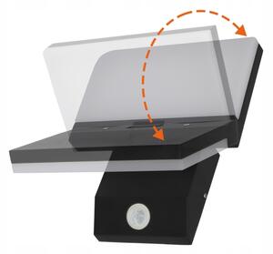 Applique da esterno LED con sensore LED/18W/230V IP44 nero