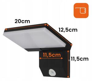 Applique da esterno LED con sensore LED/18W/230V IP44 nero