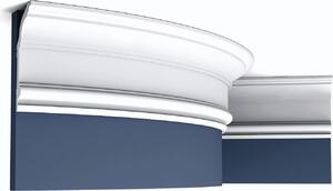 Orac Decor C339F Luxxus Profilo flessibile Modanatura per stucchi Profilo per soffitti Modanatura decorativa Modanatura per angoli Modanatura per pareti | 2 metri