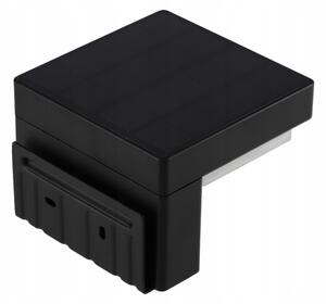 Lampada da parete solare LED con sensore LED/5W/3,7V 2000 mAh IP44 nero