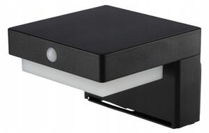 Lampada da parete solare LED con sensore LED/5W/3,7V 2000 mAh IP44 nero