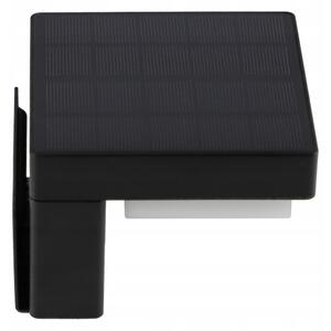 Lampada da parete solare LED con sensore LED/5W/3,7V 2000 mAh IP44 nero