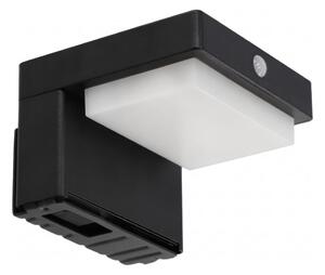Lampada da parete solare LED con sensore LED/5W/3,7V 2000 mAh IP44 nero