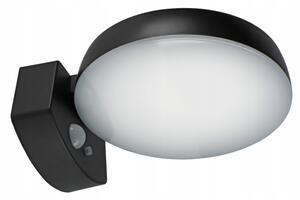 Lampada da parete solare con sensore LED/3W/3,7V 1800 mAh IP54 nero