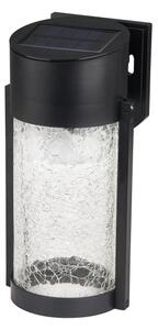 Lampada da parete solare a LED LED/3,7V 300 mAh IP44 nera