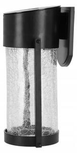 Lampada da parete solare a LED LED/3,7V 300 mAh IP44 nera