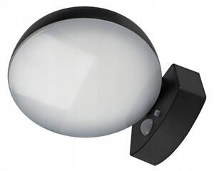 Lampada da parete solare con sensore LED/3W/3,7V 1800 mAh IP54 nero