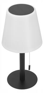 Lampada solare LED dimmerabile LED/2W/5V USB 1200 mAh IP44 bianco/nero