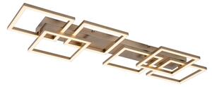 Rabalux 71499 - LED dimmerabile plafoniera FATMA 40W/230V 3000-6500K 33x100 cm dorata + telecomando
