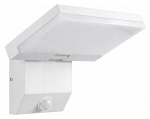 Lampada da parete esterna LED con sensore, 18W/230V, IP44, bianca