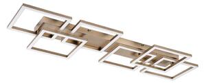 Rabalux 71499 - LED dimmerabile plafoniera FATMA 40W/230V 3000-6500K 33x100 cm dorata + telecomando