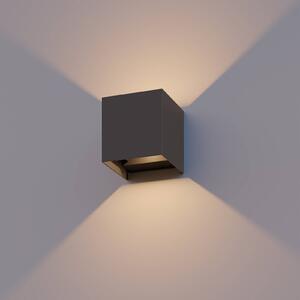 Applique da esterno Calex LED, Up/Down, altezza 10 cm, antracite