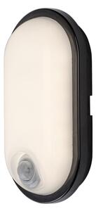Rabalux 77231 - LED Ven plafoniera con sensore HORT2 15W/230V IP65 nera