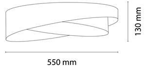 BRILAGI - Lampada a LED dimmerabile VELVET TWIST LED/36W/230V CCT pr. 65 cm WT beige + telecomando