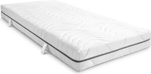 Materasso viscoelastico a 7 zone Sleezzz Smart 100 x 200 cm, altezza 18 cm, livello di rigidità H2+H3 con schiuma a memoria d'aria