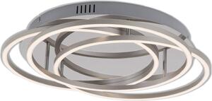Lampada da soffitto a LED dimmerabile con funzione di memoria 56 W argento metallo-plastica Briloner