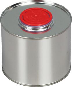 BenBow Secchio in latta con tappo e imbuto 0,5L x 100 Lattina di latta, barattolo di latta, barattoli di metallo Vuoto per oli, colori, vernici