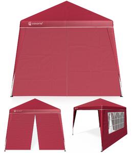 CASARIA® Gazebo Pop-up 3x3m Padiglione Incl 2x Pannelli Laterali Colori a Scelta Protezione UV50+ Borsa Pieghevole Tenda Festa Eventi Esterno Giardino