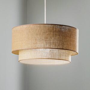 Duolla Lampada sospensione Boho jute marrone Ø45cm 1 luce