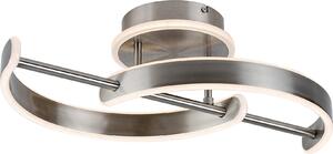 Lampada da soffitto moderna cromata per soggiorno camera da letto LED 30W JARNELLE Rabalux