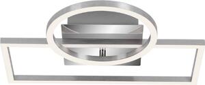 Lampada da soffitto a LED dimmerabile con funzione memoria, orientabile, metallo cromato-alluminio 19,6 W Briloner