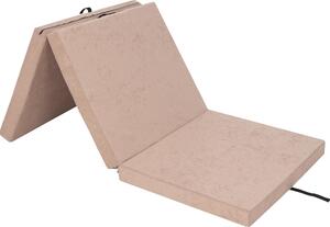 Materasso pieghevole "BEN" - 195×80×8 cm - pieghevole, rivestimento lavabile, tessuto Aloba, come letto per gli ospiti, tappetino da allenamento o pouf | PillowPrim