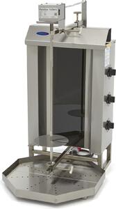 Maxima - Gastro kebab grill - 3 bruciatori - 30 kg di carne - Elettrico