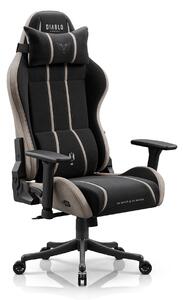 Sedia gaming in tessuto nero-beige Diablo X-One 2.0 Camel Black Small