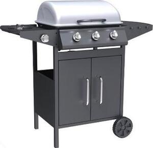 Pyramidea BBQ3PL1 Barbecue e bistecchiera Carrello Gas Nero Acciaio inox