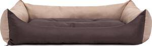 Cuscino per cani Letto per cani Posto per dormire Cuscino per cani Pontes - Eco - 82 x 60 x 16 cm [taglia: XL] - Beige con marrone