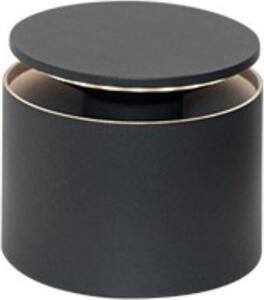 Lampada a led da tavolo Push Up Grigio Scuro portatile e ricaricabile