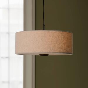 Globen Lighting Lampada a sospensione Bosco 55, dimmerabile, Crema / Ambra, Soggiorno / Sala da pranzo, Tessuto / Stoffa / Seta, Scandinavo, Lampada a sospensione