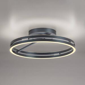 PURE Plafoniera a LED Loop, dimmerabile, Alluminio / Grigio / Zincato, Soggiorno / Sala da pranzo, Alluminio, Moderno, Plafoniera LED