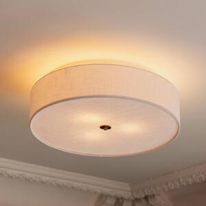 Globen Lighting Plafoniera Noah Ø 65 cm bianca Noah, dimmerabile, Bianco / Opale, Soggiorno / Sala da pranzo, Tessuto / Stoffa / Seta, Scandinavo
