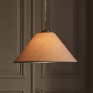 Globen Lighting Lampada a sospensione IRIS, dimmerabile, Marrone / Ruggine, Soggiorno / Sala da pranzo, Tessuto / Stoffa / Seta, Scandinavo, Lampada a sospensione