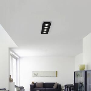 Helestra Nomi plafoniera LED 75x21cm dim nero